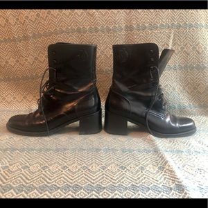 Joan & David Lace Up Boots - Hand Made in Italy